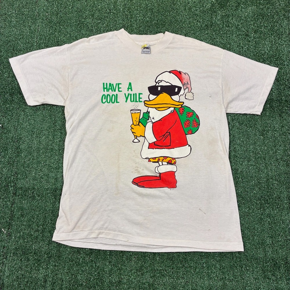 Vintage 90s Have A Cool Yule Beer Promo T-shirt